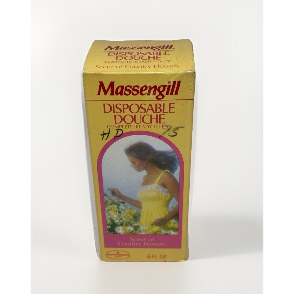 Vtg Massengill Douche Scent of Country Flowers Single Douche 6oz‎ New in Box